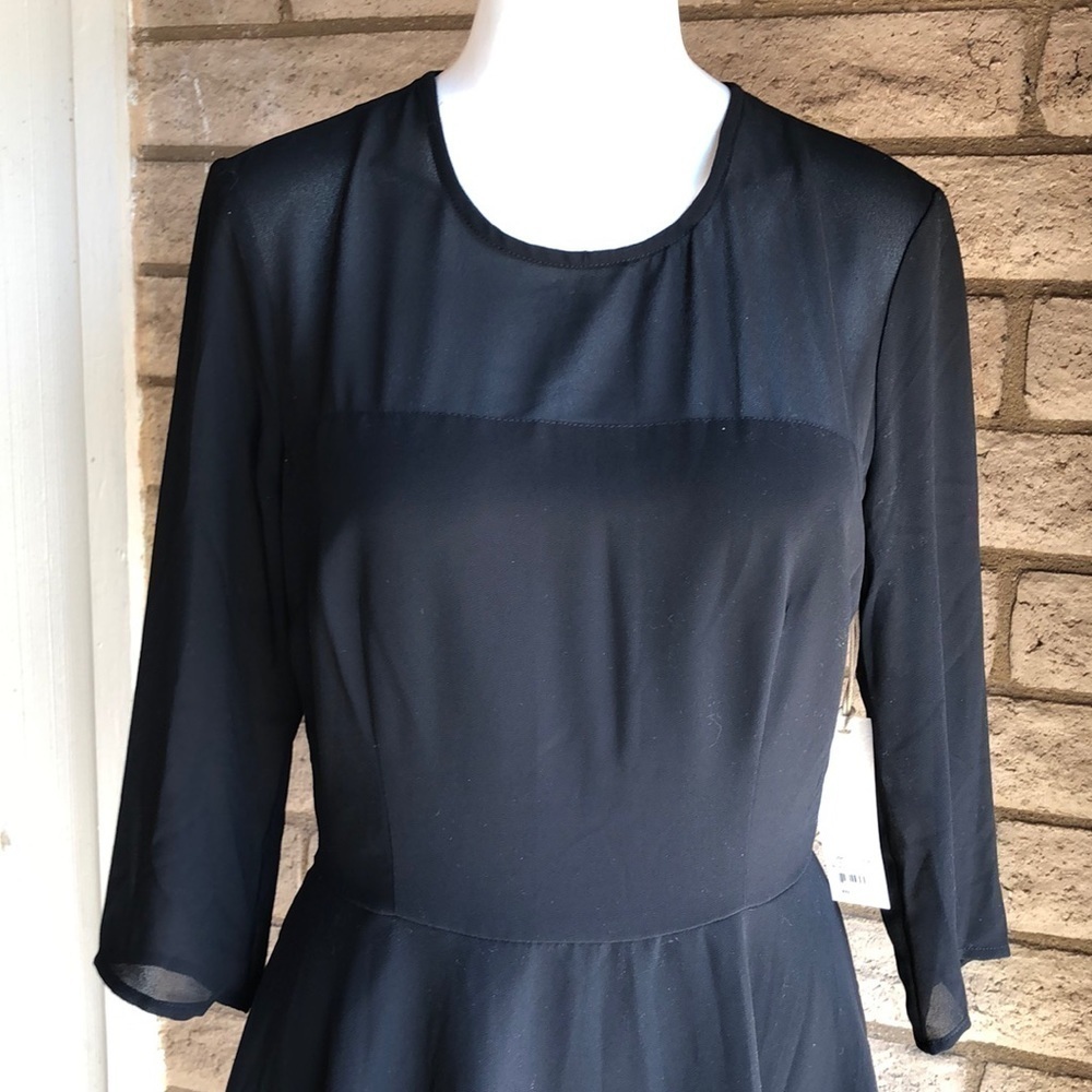 BB Dakota Shaelei Black Cocktail Dress Size 4 Sultry Back Cutout NWT’s - Picture 4 of 8
